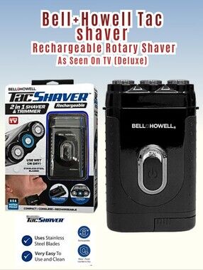 Electric Rechargeable Cordless Wet Dry Shaver Trimmer Mustache Beard & Legs New